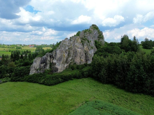 Działka tuż pod Grodziskiem (Skała 502)
